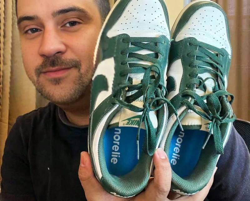 Our tester with the ComfySole 2.0 still in his daily sneakers after 30 days